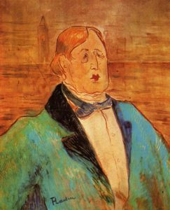 Portrait Oscar Wild, Toulouse-Lautrec