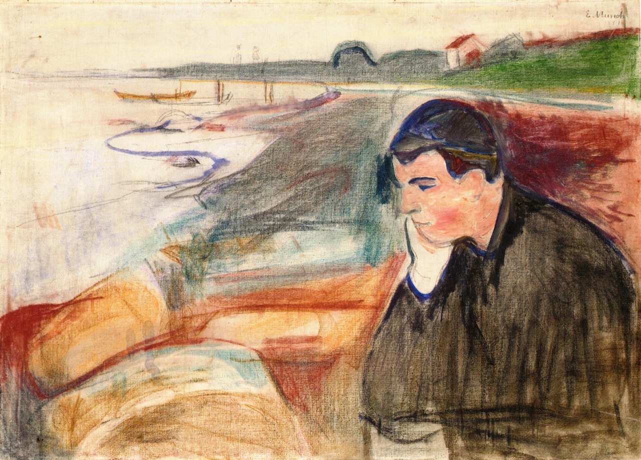 Edvard Munch,Evening, Melancholy